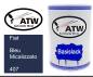 Preview: Fiat, Bleu Micalizzato, 407: 500ml Lackdose, von ATW Autoteile West.